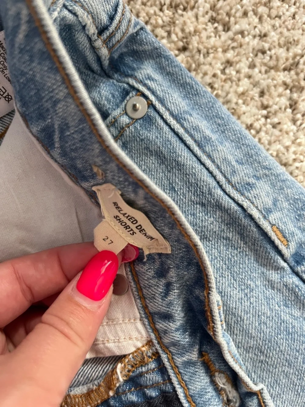 Madewell Relaxed Denim Shorts
